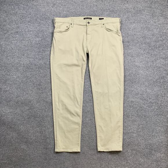 Mavi Jeans Mens 42 Parsley Khaki Marcus Slim Straight Leg Stretch 5 Pocket - Picture 2 of 11